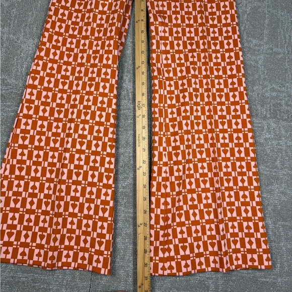 Maeve NWT The Naomi Wide Leg Flare Printed Pant Size 0 - Picture 7 of 9